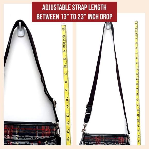 Coach, Tartan Plaid, convertible crossbody purse - Picture 7 of 7